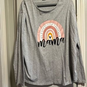 Set of 5 Women’s Plus Size Mama Shirts